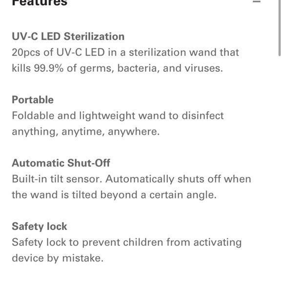 59s MULTIUSER UVC DISINFECTION WAND x5 - Picture 4 of 7